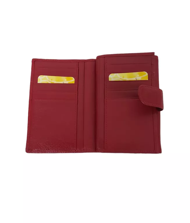 ELEGANCKI PORTFEL DAMSKI KRENIG 12083 CZERWONY PUDEŁKO