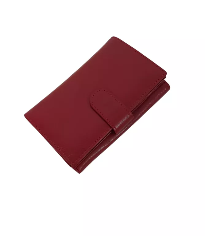 ELEGANCKI PORTFEL DAMSKI KRENIG 12083 CZERWONY PUDEŁKO