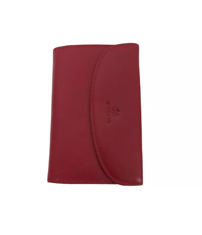 ELEGANCKI PORTFEL DAMSKI KRENIG 12083 CZERWONY PUDEŁKO
