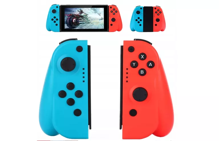 PADY 2SZT NINTENDO + UCHWYT NINTENDO SWITCH HANDGRIP T-13 JOY-CON