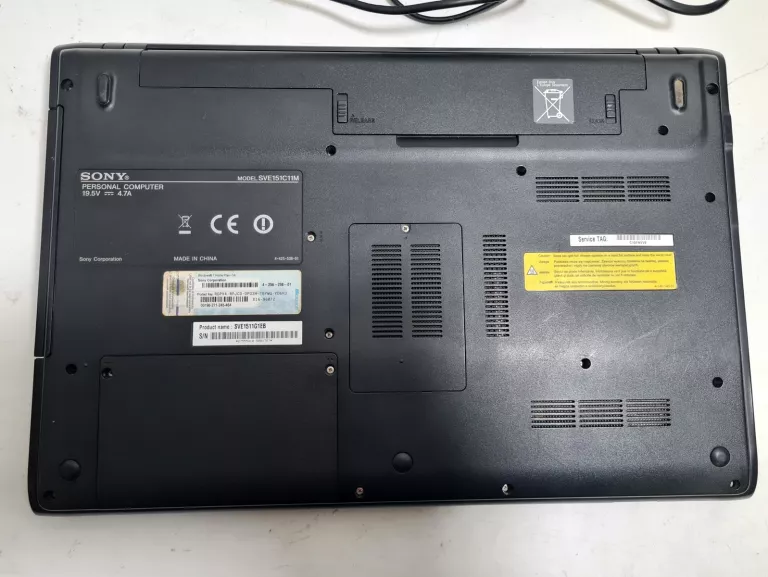 LAPTOP SONY VAIO SVE151C11M INTEL I5 4GB 640GB