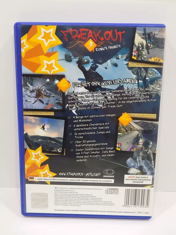 FREAKOUT EXTREME FREERIDE GRA NA PS2