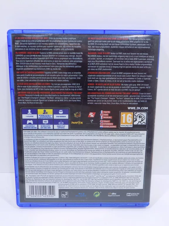 WWE 2K18 W2K18 GRA NA PS4