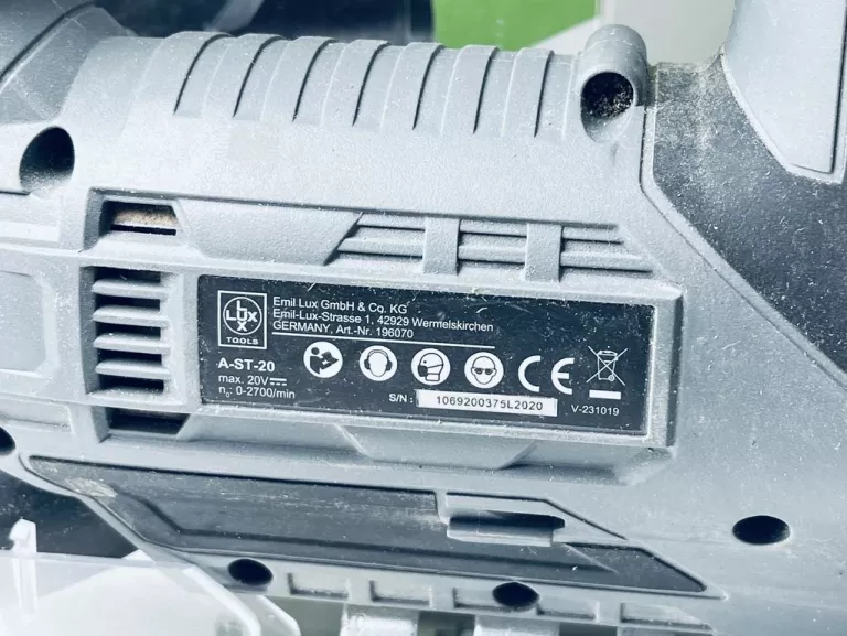 WYRZYNARKA LUX-TOOLS AST-20LI