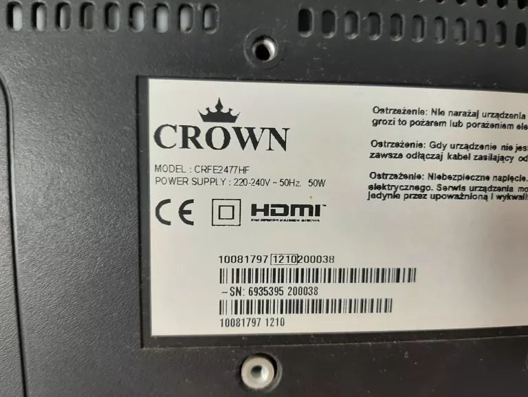 TELEWIZOR CROWN CRFE2477HF