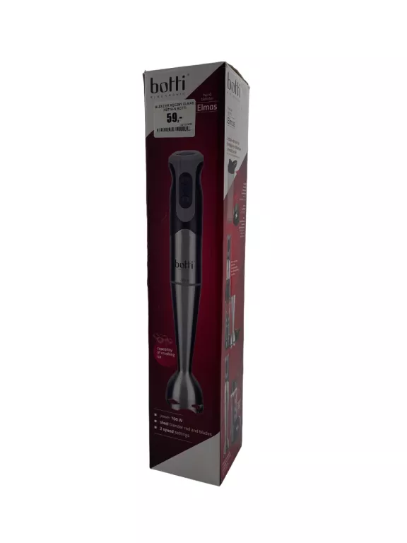 BLENDER RĘCZNY BOTTI ELMAS 700 W SREBRNY/SZARY