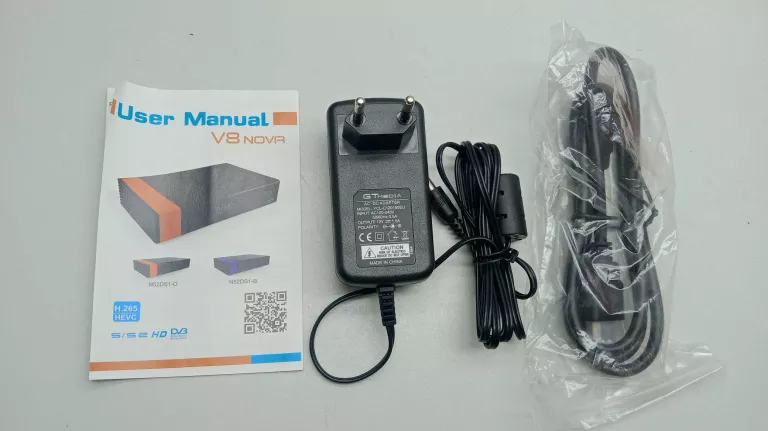 DEKODER SATELITARNY GT MEDIA V8 NOVA HD DVB S/S2 H.265 HEVC STAN IDEALNY!