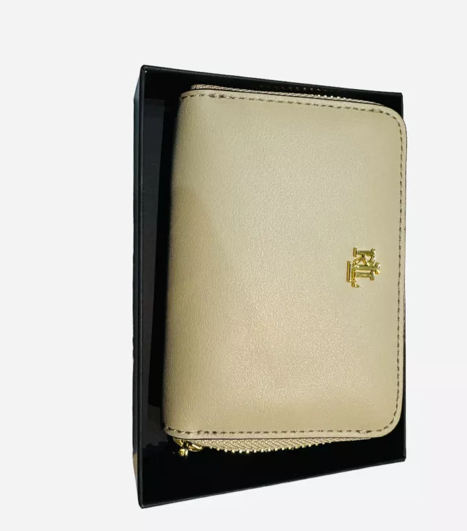 PORTFEL RALPH LAUREN KREMOWY W OZDOBNYM OPAKOWANIU