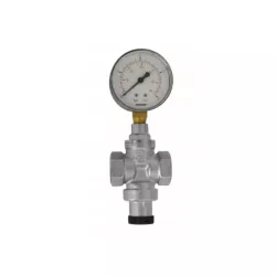 MANOMETR+REDUKTOR FERRO 1/4`` 0-6 BAR M6306R 5901095680892