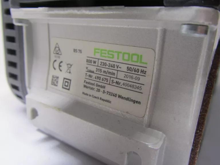 SZLIFIERKA TAŚMOWA FESTOOL BS 75