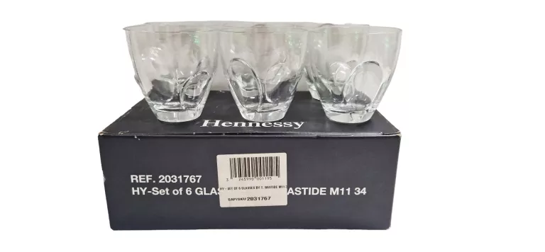 HENNESSY SZKLANKI DO WHISKY/KONIAKU