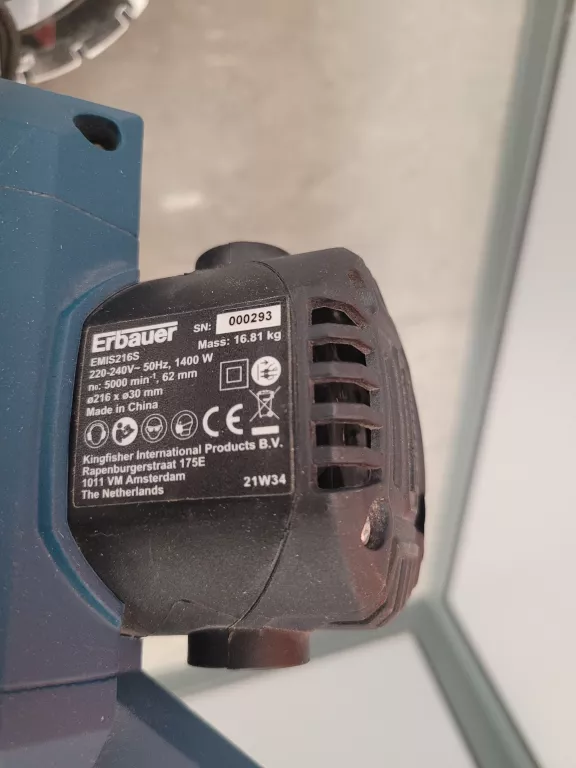 PIŁA UKOŚNICA ERBAUER EMIS216S 1400W