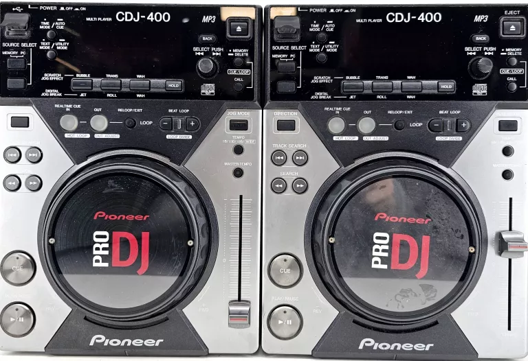 PIONEER CDJ-400 X2SZT CD + PIONEER DJM-600 CZYT OPIS