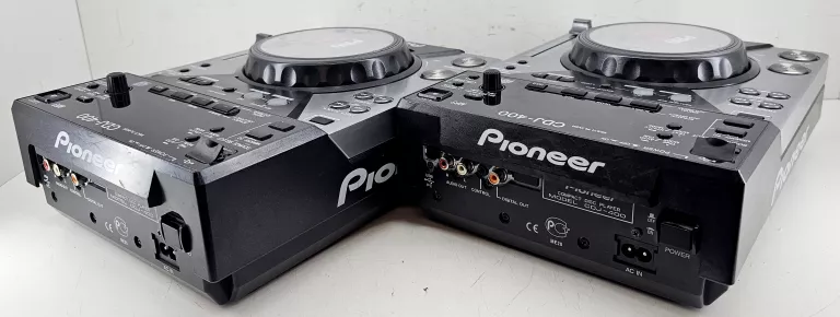 PIONEER CDJ-400 X2SZT CD + PIONEER DJM-600 CZYT OPIS