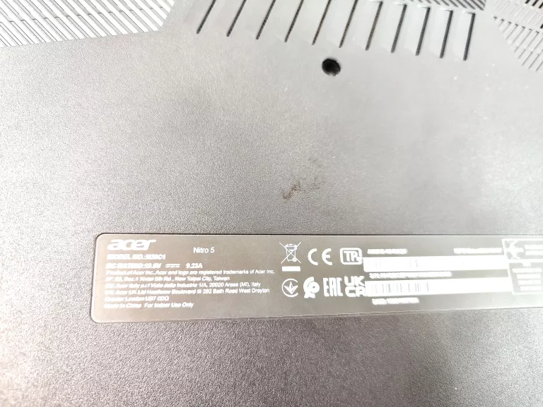 LAPTOP ACER NITRO 5 RYZEN 5 5600H 16GB1TBSSD RTX3060