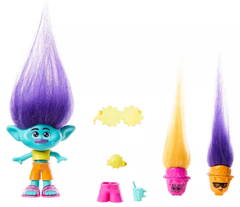 TROLLS BAND TOGETHER ZESTAW FIGUREK TROLE HAIR POPS BRANCH HNF12