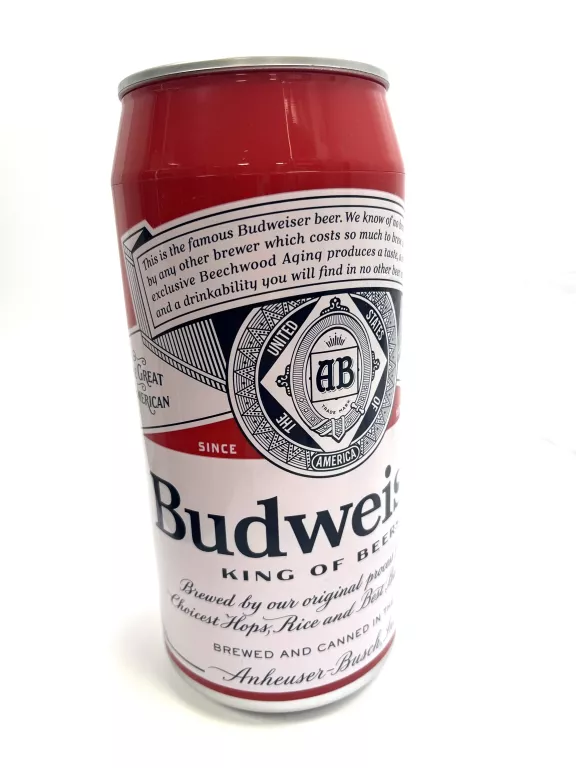 GŁOŚNIK BLUETOOTH BUDWEISER W PUSZCE W ZESTAWIE KARTY I 2 SZKLANKI