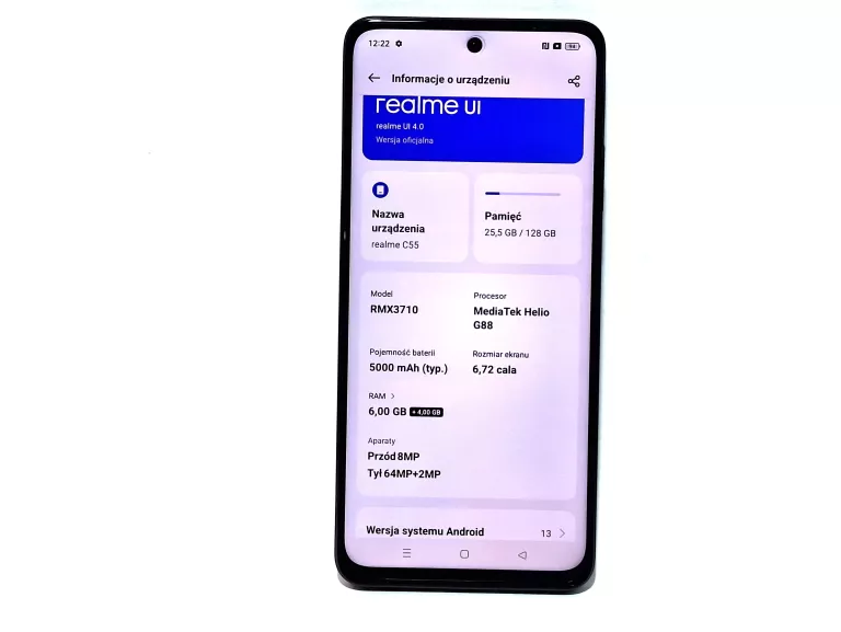 REALME C55 6/128GB NFC DUAL SIM ANDROID 13