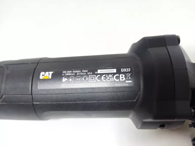 SZLIFIERKA KĄTOWA CAT DX37 KOMPLET