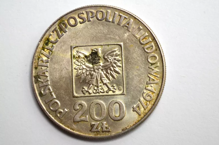 MONETA 200ZŁ 1974 XXX LAT PRL