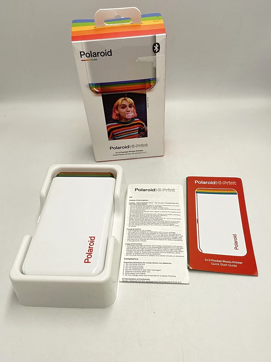 Polaroid Hi-Print Bluetooth 2x3 Pocket Photo Printer - 9046 9120096771781