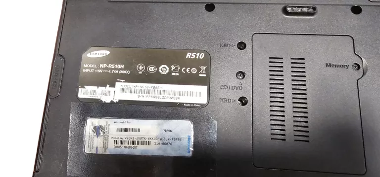 LAPTOP SAMSUNG R510