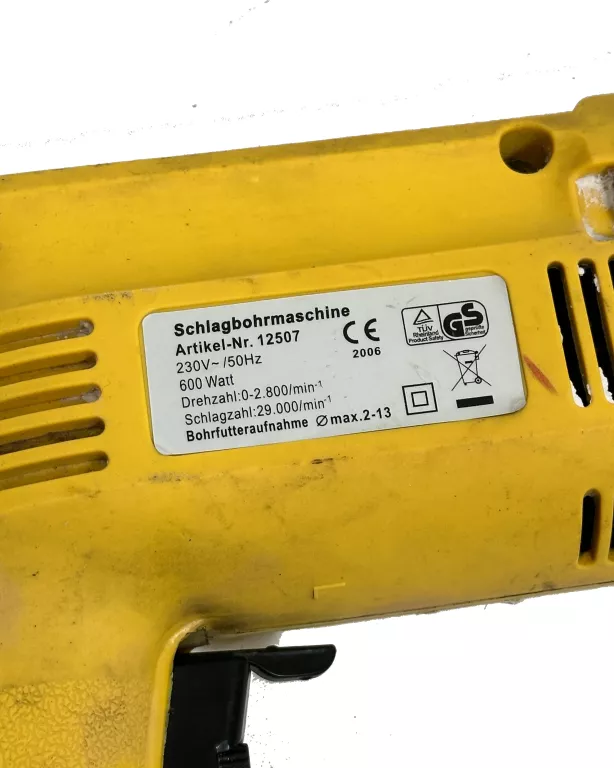 WIERTARKA UDAROWA MANNESMANN 600W 125350