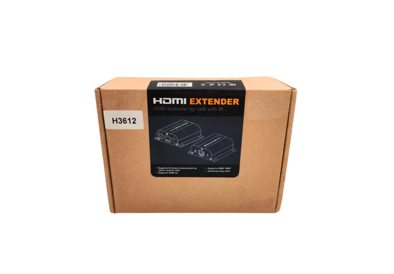 EXTENDER KONWERTER HDMI LAN SKRĘTKA RJ45 120M