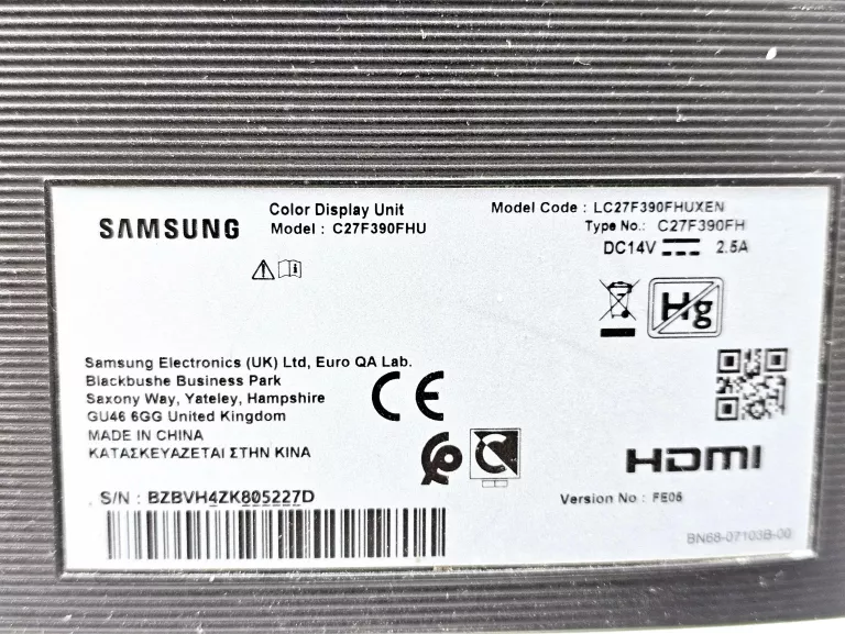 MONITOR SAMSUNG 27 + ZAS