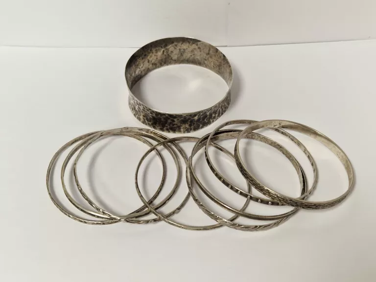 BRANSOLETKI KOŁA SREBRO 925- 104G INWESTYCJA