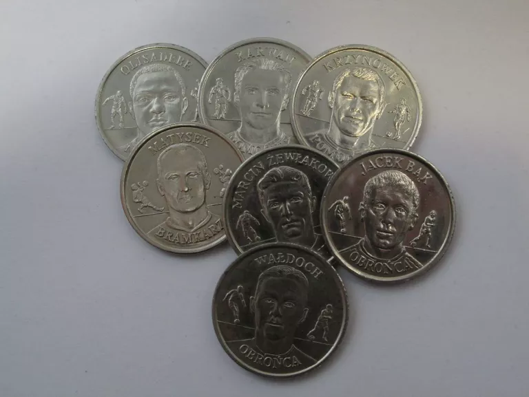 MONETA PZPN PIŁKARZE 7SZT