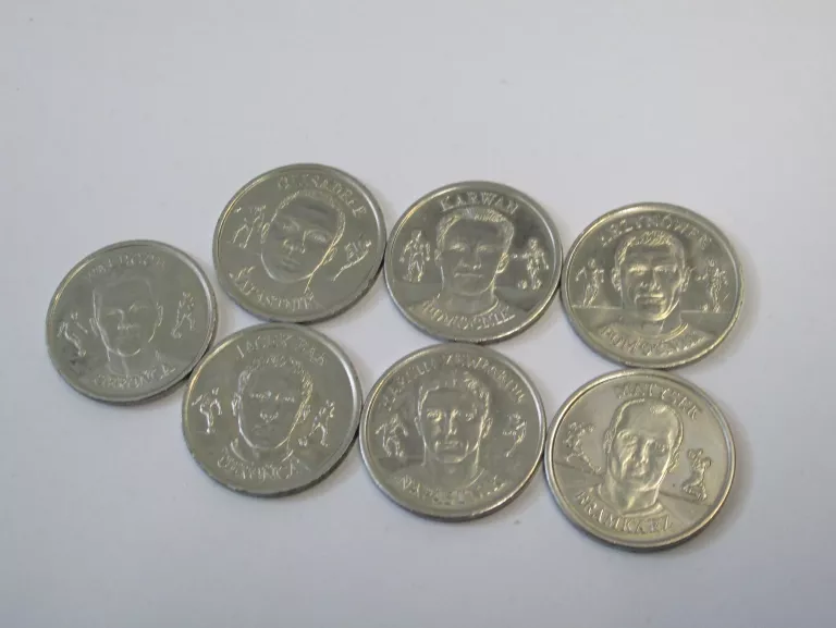 MONETA PZPN PIŁKARZE 7SZT