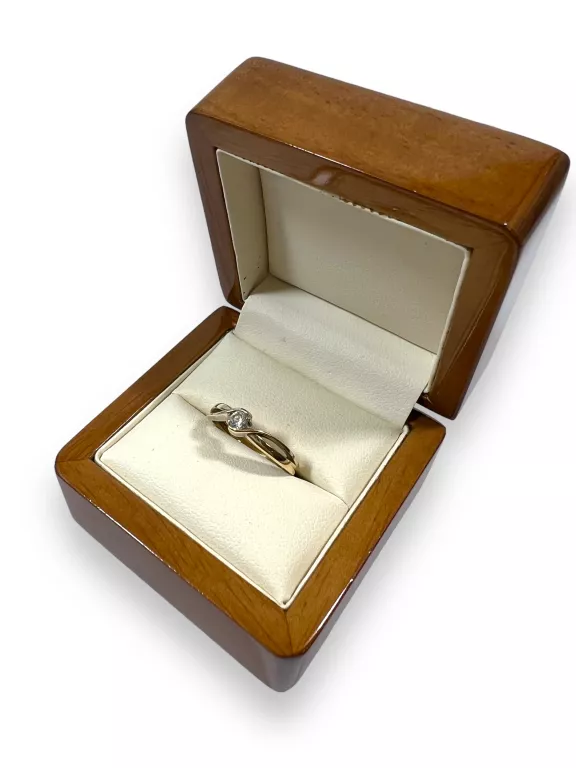 KLASYCZNY ZŁOTY PIERŚCIONEK 585/1,93G/R15