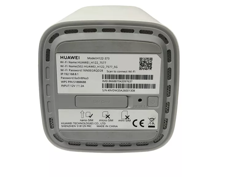 ROUTER HUAWEI H122-373 5G CPE PRO 2
