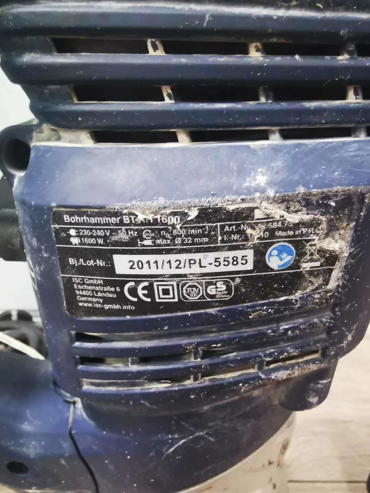 mlotowiertarka-einhell-bt-rh-1600-ean-gtin-4006825593280