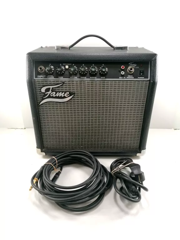 WZMACNIACZ GITAROWY FAME GX15G + OKABLOWANIE