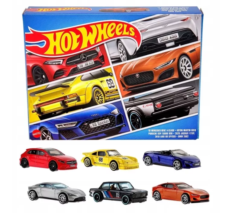 HOT WHEELS EUROPEAN CAR CULTURE 6 KULTOWYCH AUTEK