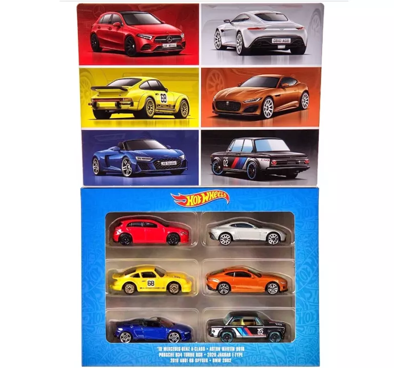 HOT WHEELS EUROPEAN CAR CULTURE 6 KULTOWYCH AUTEK