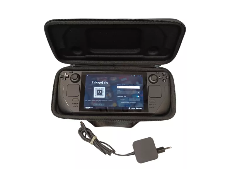 KONSOLA VALVE STEAM DECK 256GB + ŁADOWARKA + ETUI