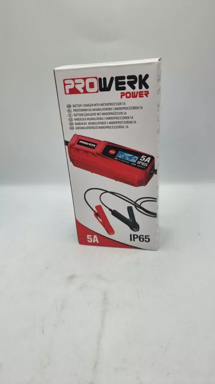 PROSTOWNIK DO AKUMULATORÓW PROWERK POWER 12V KOMPLET!!!