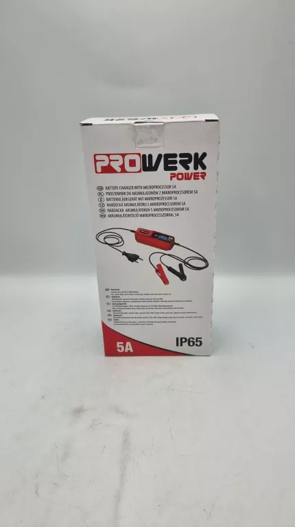 PROSTOWNIK DO AKUMULATORÓW PROWERK POWER 12V KOMPLET!!!