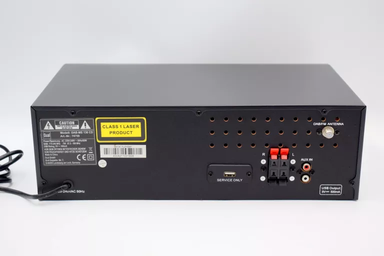 WIEŻA STEREO DUAL DAB-MS 130 CD USB MP3 FM