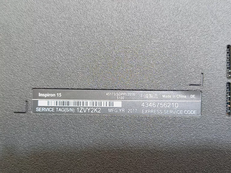 LAPTOP DELL INSPIRON 15 3567 15,6 " INTEL CORE I3 4 GB / 1000 GB
