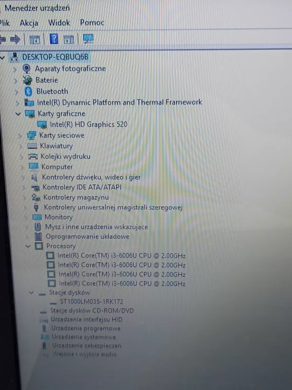 LAPTOP DELL INSPIRON 15 3567 15,6 " INTEL CORE I3 4 GB / 1000 GB