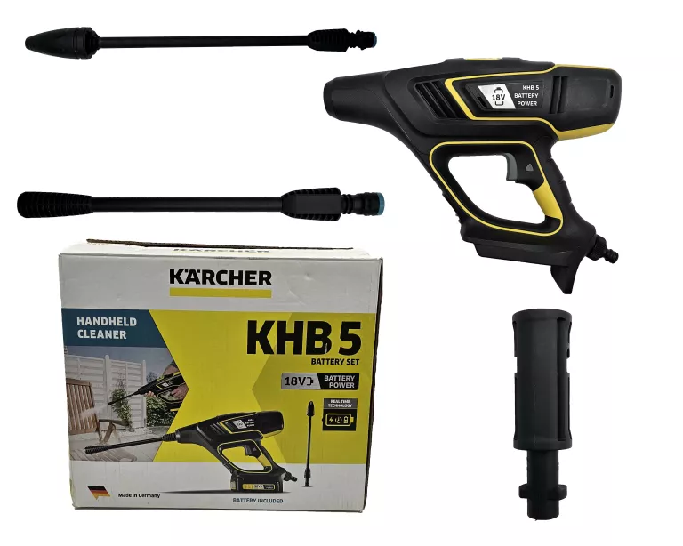 BEZPRZEWODOWA MYJKA KARCHER KHB 5 BATTERY + AKU