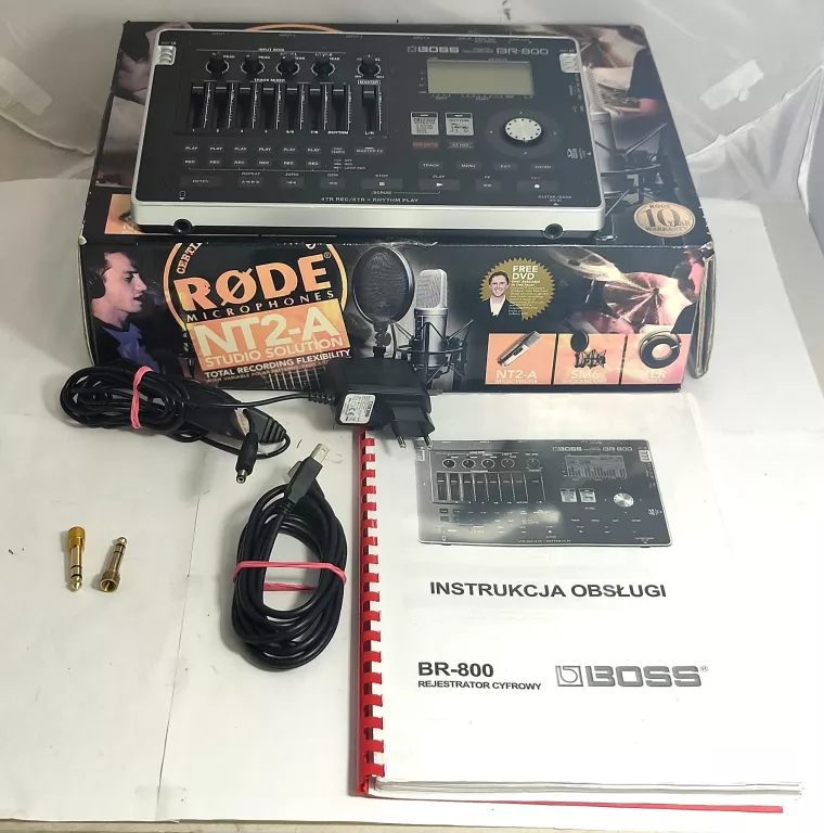 RECORDER BOSS BR-800 + ZASILACZ