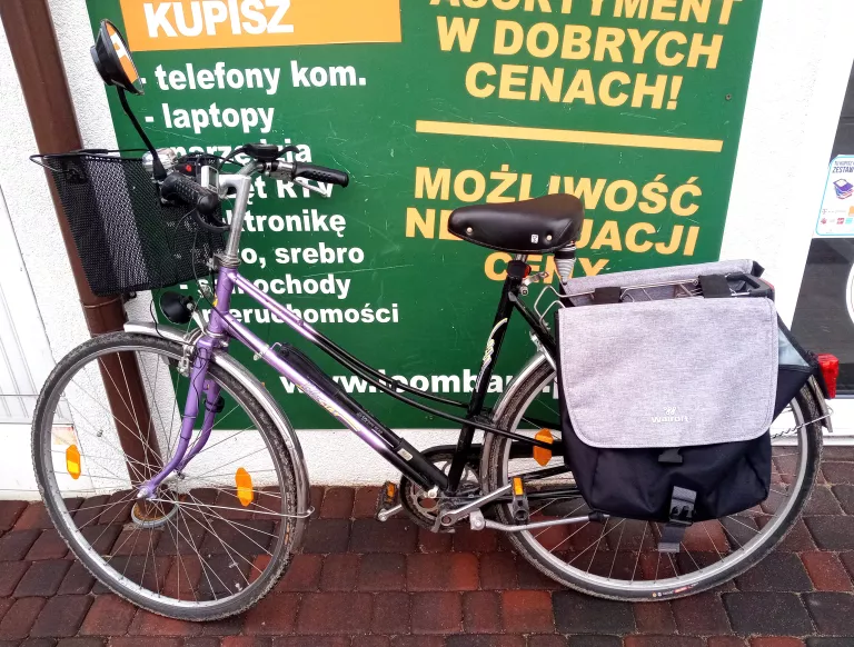 ROWER DAMKA VELO STAR KOŁO 28" USZKODZONE PRZERZUTKI
