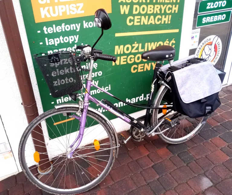 ROWER DAMKA VELO STAR KOŁO 28" USZKODZONE PRZERZUTKI