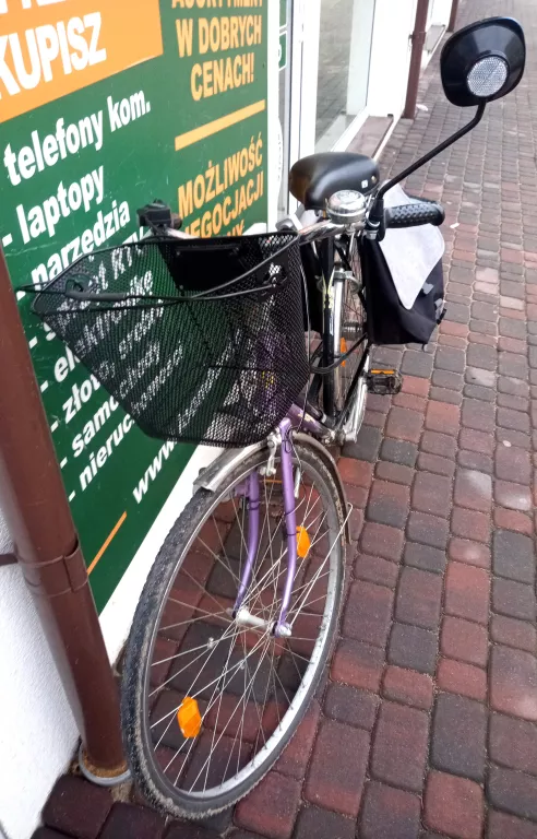 ROWER DAMKA VELO STAR KOŁO 28" USZKODZONE PRZERZUTKI