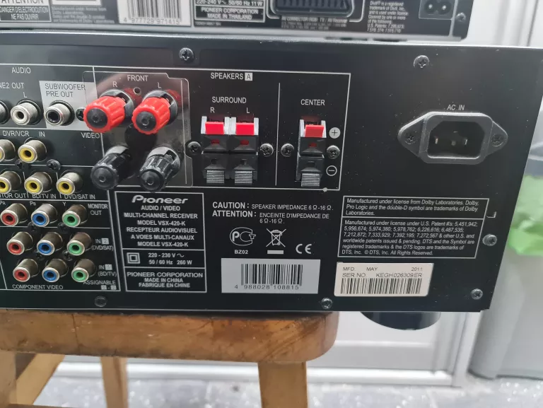AMPLITUNER PIONEER VSX-420 + DV-320